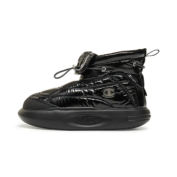 Champion Short Snow Boots Women's Black/Silver White