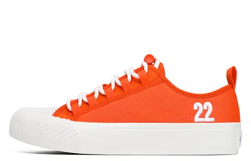 Dickies Canvas Shoes Unisex Low Top Orange