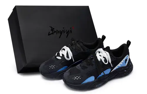 FILA Mars 2 Mars 2.0 811 Manufacturing, Tide Dark Blue, Special Shoe Box Low top Casual Shoes Men's Black Blue White