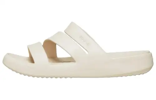 Crocs Getaway Strappy Slides 'Cream White' Women's