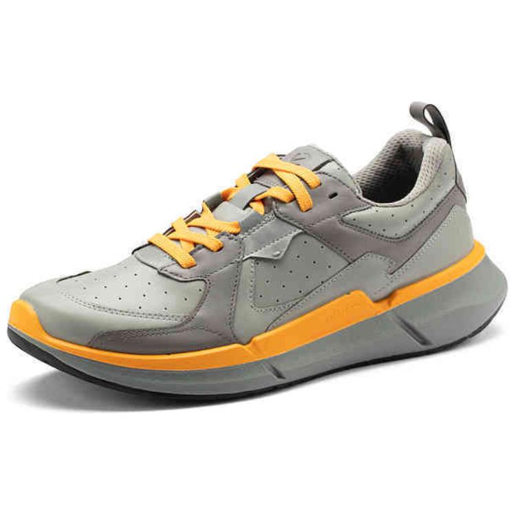 Ecco Biom 2.2 Cow Leather Cushioning Slip Resistant Low top Running Shoes Men’s Gray