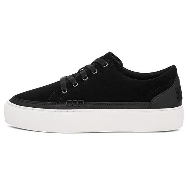 UGG Cakewalk Cow Split Leather Slip Resistant Slip Resistant Low top Skateboard Shoes Unisex Black