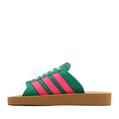 Adidas Originals Gazelle Abrasion Resistant Abrasion Resistant Slide Slippers Women's Green
