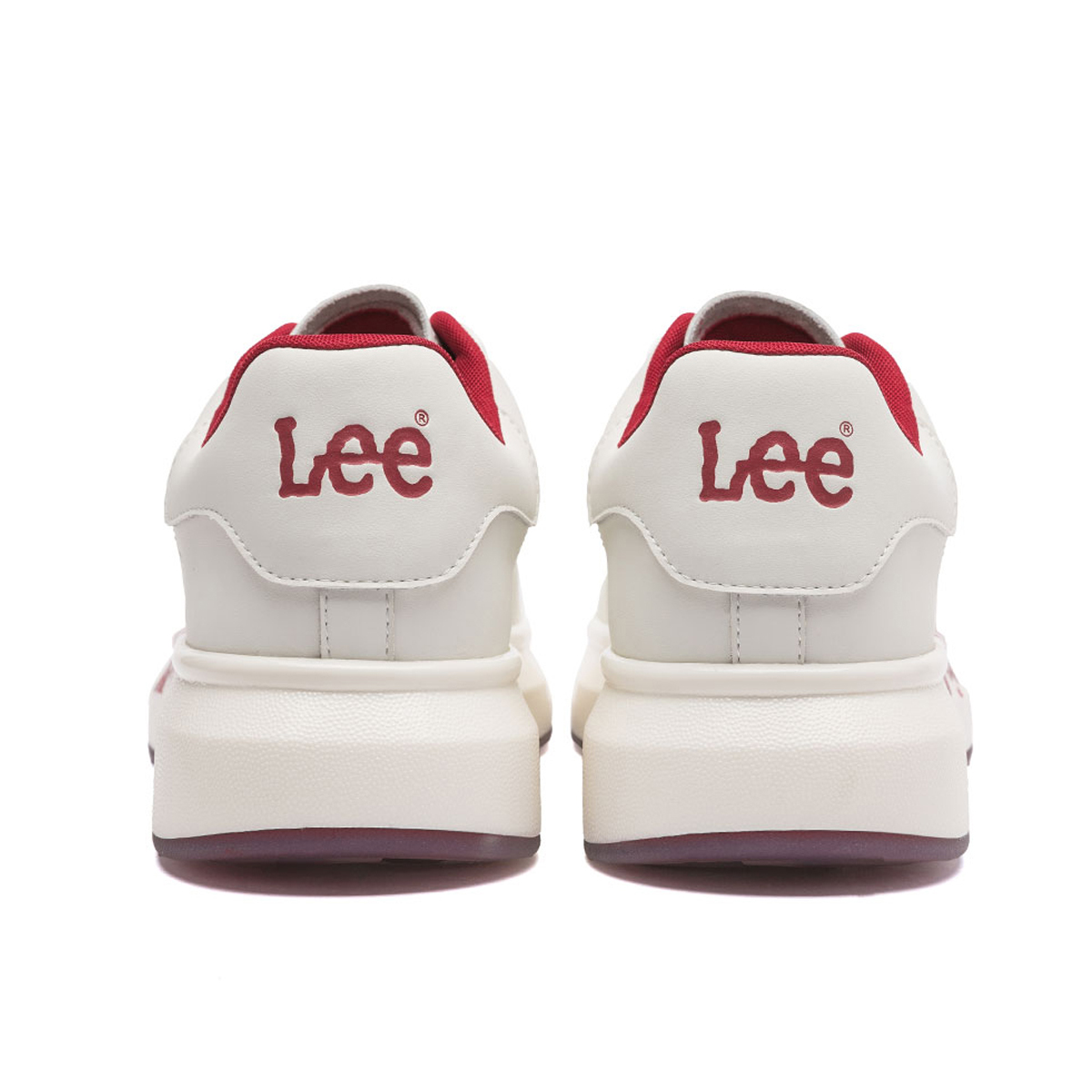Lee White Sneakers Abrasion Resistant Low top Skateboard Shoes Unisex