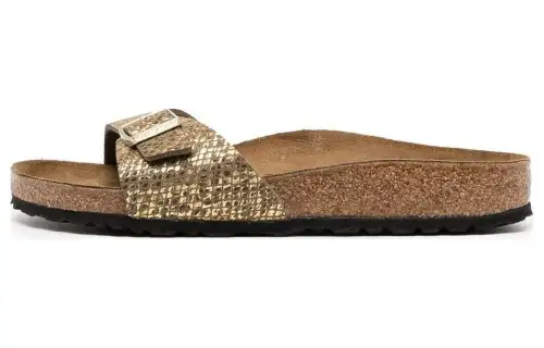 Birkenstock Leather Stylish Sandal Women's Gold