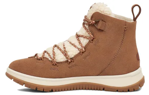 UGG Lakesider Heritage Mid Lace Up Short Snow Boots Women's Chestnut
