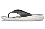 Crocs LiteRide Beach Flip Flops Black Gray 'Black Grey'