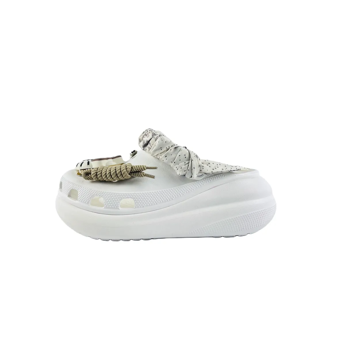 Crocs Crush Clog EVA Clogs Unisex White