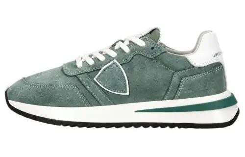 PHILIPPE MODEL Split Suede Low top Casual Shoes Women's Green
