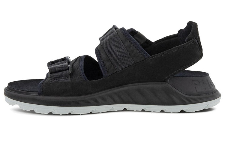 Ecco Breakthrough Hook and loop Beach Sports Sandals Men's Black