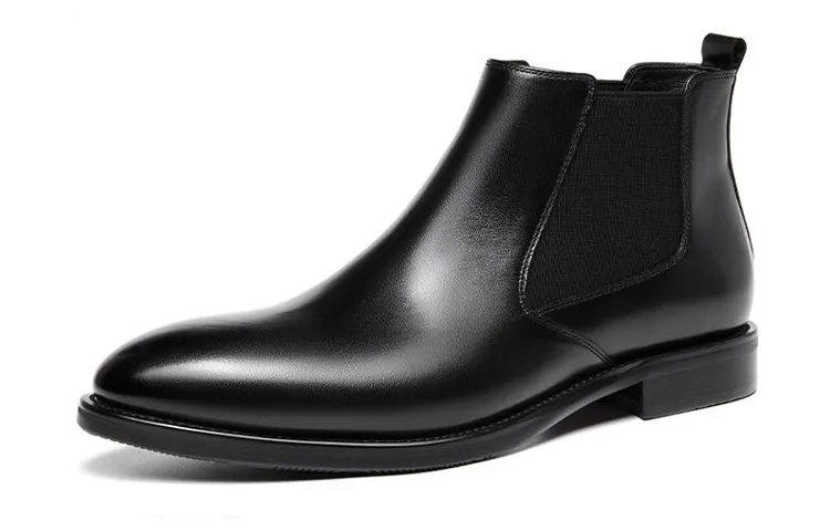 HARSON Chelsea Boots Men's Black/Coffee