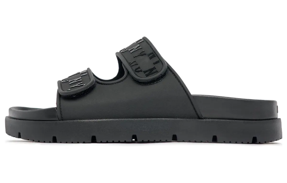 MLB Slipper Chunky Bouncer Slip Resistant Abrasion Resistant Slide Slippers Unisex Black