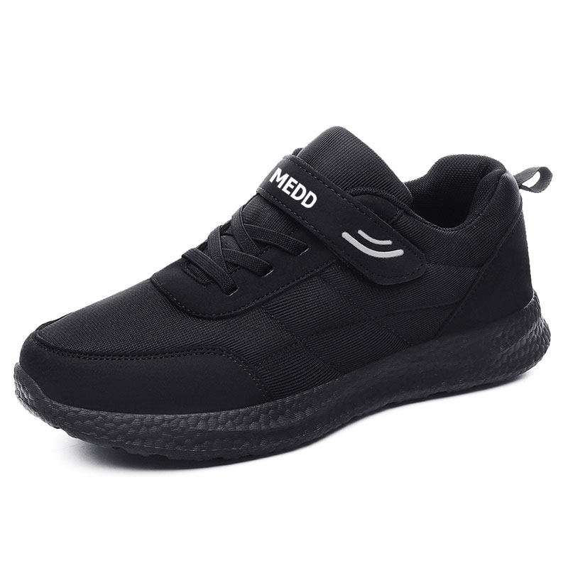 Medd Walking Shoes Unisex Low Top Black