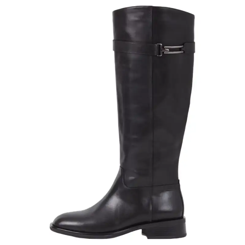 VAGABOND SHOEMAKERS Leather Comfortable Round Toe Knee high Boots Women's Black