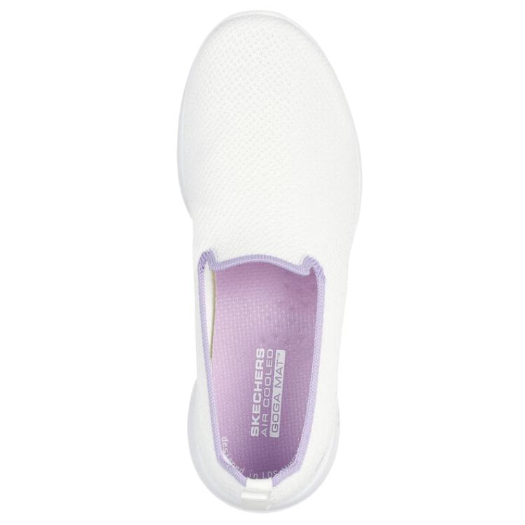 Skechers GO WALK Joy Fabric Low top Casual Shoes Women’s White Purple