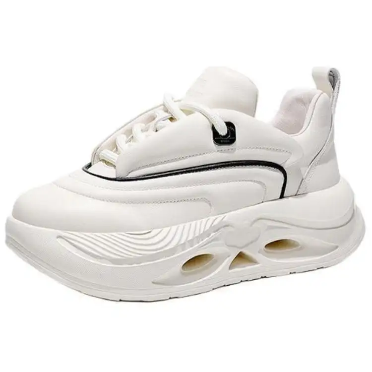 JANE HARLOW Top Grain Cow Leather Low top Casual Shoes Men's White