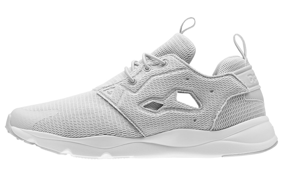 Reebok Furylite Aom Fabric Low top Casual Shoes Unisex Gray White