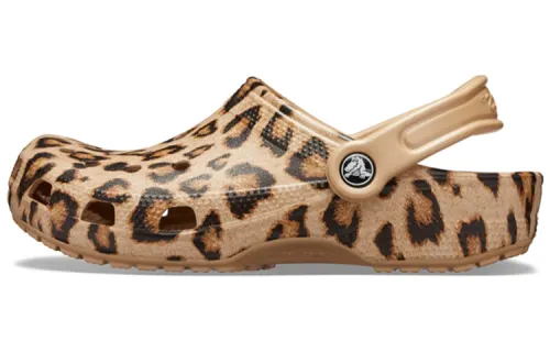 Crocs Classic Printed Clog 'Leopard Gold' Women's