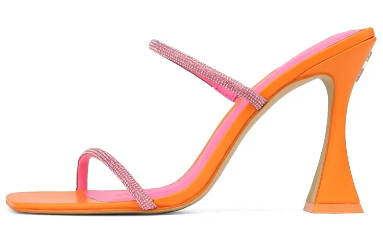 Naked Wolfe Jaguar Stylish Sandal 10cm Women's Pink Orange