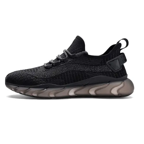 AOKANG Boost Soft Sole Coconut Flying Mesh Trendy Fashionable Versatile Everyday Thick Sole Increased Shock Absorption Anti-Slip Wear Resistance Breathable Lightweight Rebound Low-top Running Shoes Men's Style