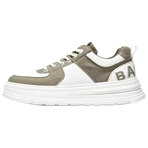 JANE HARLOW Low top Casual Shoes Men's White Coffee Color