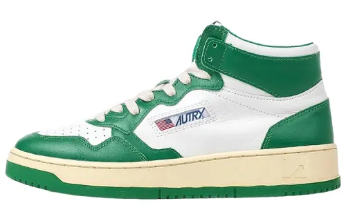 AUTRY Medalist High top Sneakers 'White Green'