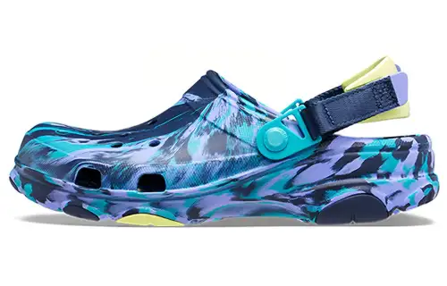 Crocs All Terrain Marbled Clog Clogs Men's Blue Multicolor