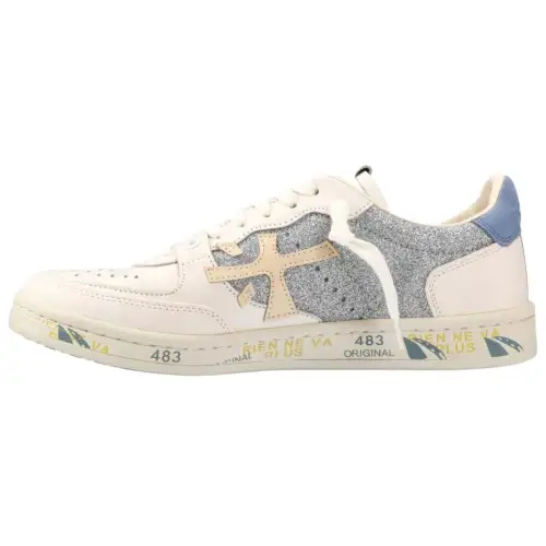 PREMIATA Cow Leather Low top Skateboard Shoes Women's Ecru