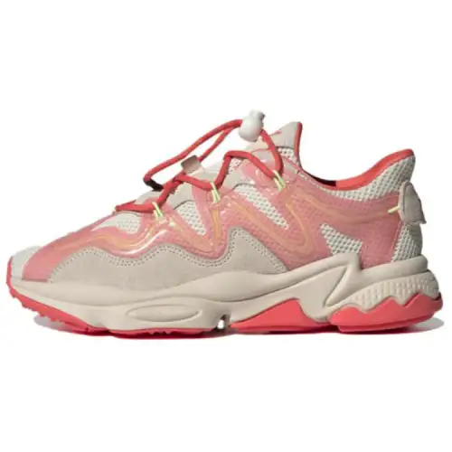 Adidas Wmns Ozweego Plus 'Cream Semi Coral' Women's
