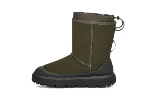 UGG CLASSIC SHORT Suede Short Snow Boots Men's Forest Nighttime