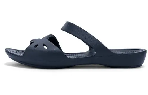 Crocs Slide Slippers Women's Dark Blue