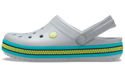 Crocs Crocband Zipper Band Clogs 'Grey Aqua'