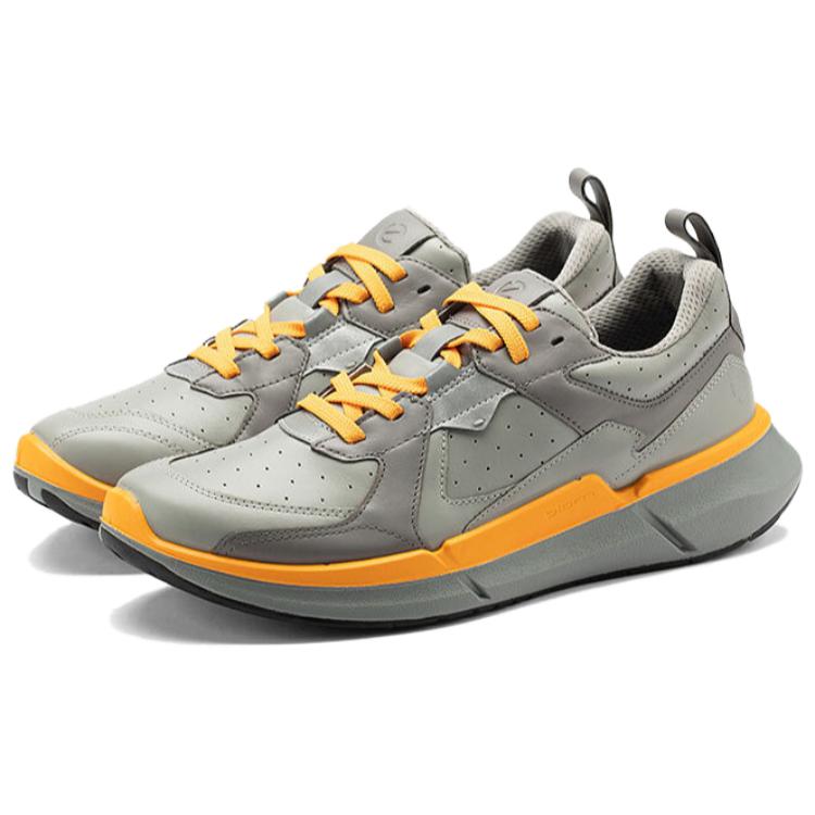 Ecco Biom 2.2 Cow Leather Cushioning Slip Resistant Low top Running Shoes Men’s Gray