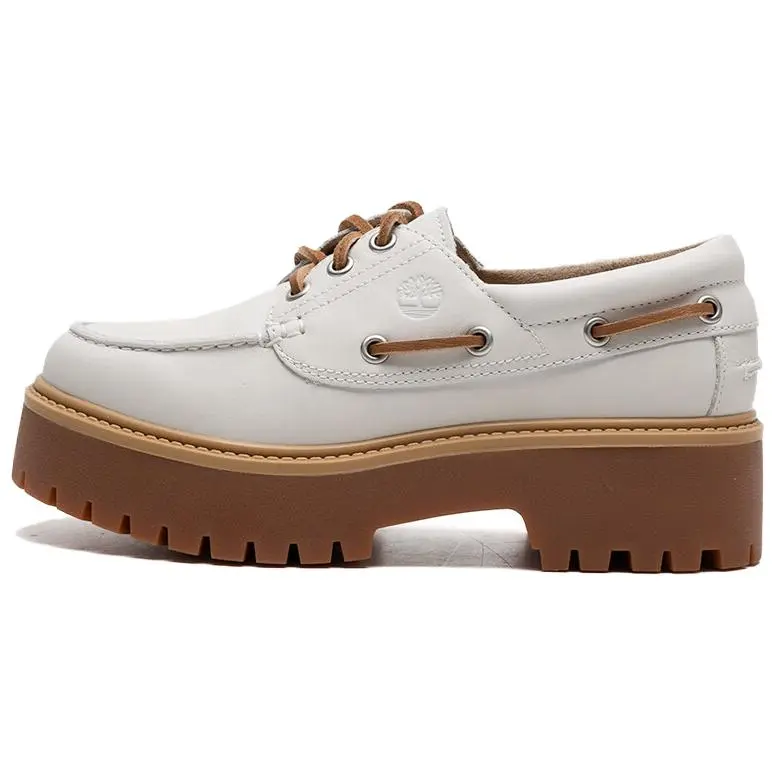 Timberland Urban Outdoors Abrasion Resistant Height Increasing Low top Casual Shoes Women's Beige