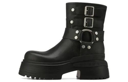 Naked Wolfe Eclipse Ankle Boots 7.5cm Women's Black