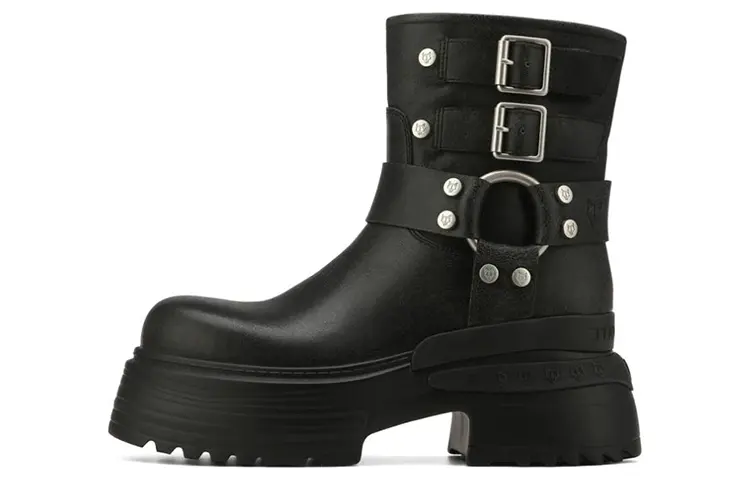 Naked Wolfe Eclipse Ankle Boots 7.5cm Women's Black