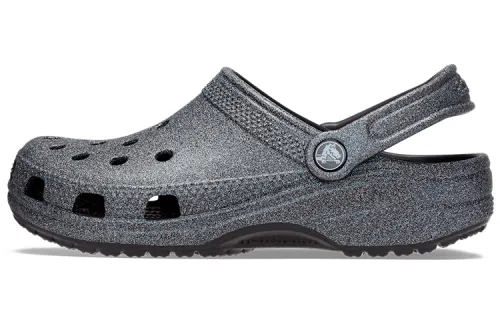 Crocs Classic Clog EVA Round Tip Clogs Unisex Black Gray