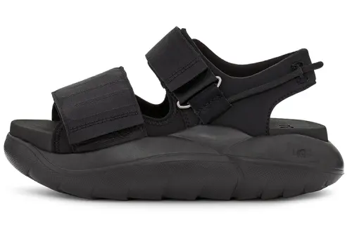 UGG LA Cloud Collection Fabric Sandal Women's Black