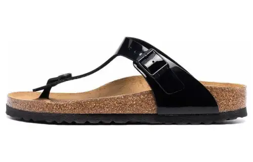 Birkenstock Gizeh Patent-leather Sandals