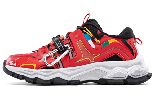 Peak limited edition climber joint status casual sports shoes black and red
