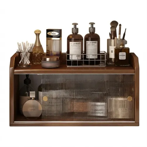 Table storage box for students, cosmetic dressing table for skin care, perfume, transparent stand, multilayer bookcase, universal storage system