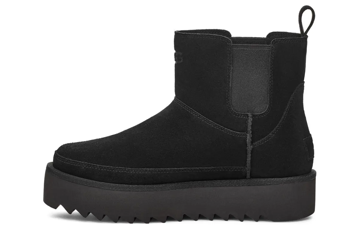UGG Classic Chelsea Platform Mini Boot 'Black' Women's