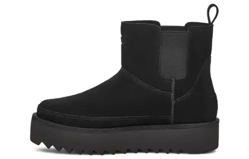 UGG Classic Chelsea Platform Mini Boot 'Black' Women's