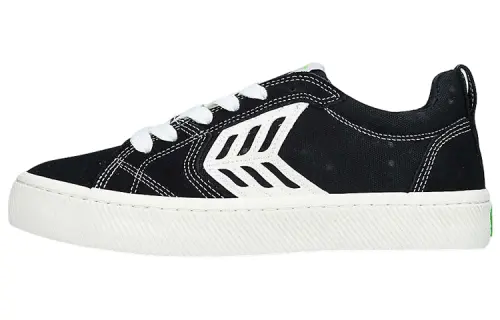 CARIUMA Skateboard Shoes Women's Low Top Black