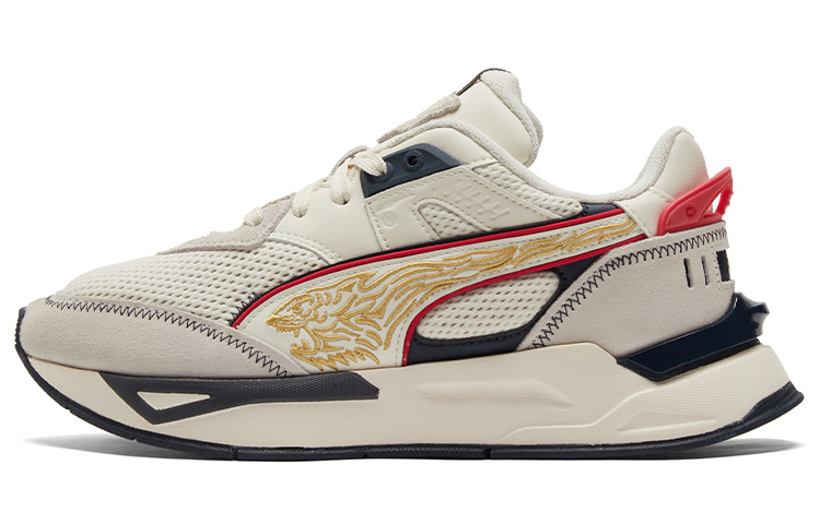 Кроссовки PUMA PUMA Mirage (бежевые с черным и красным)