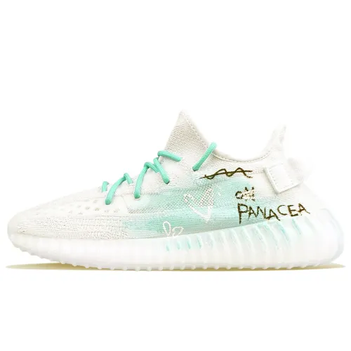 Adidas Originals Yeezy Boost 350 V2 Abrasion Resistant Abrasion Resistant Low top Casual Shoes Unisex White