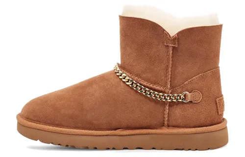 UGG Classic UGG Charm Mini Fleece Lined Brown Women's