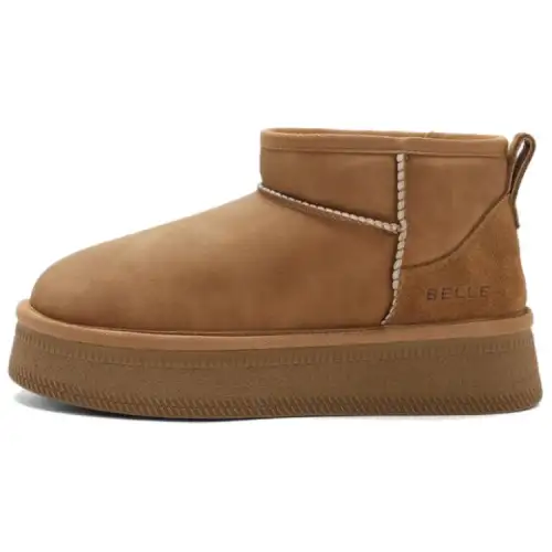 BELLE Snow Boots Women's Brown/Khaki
