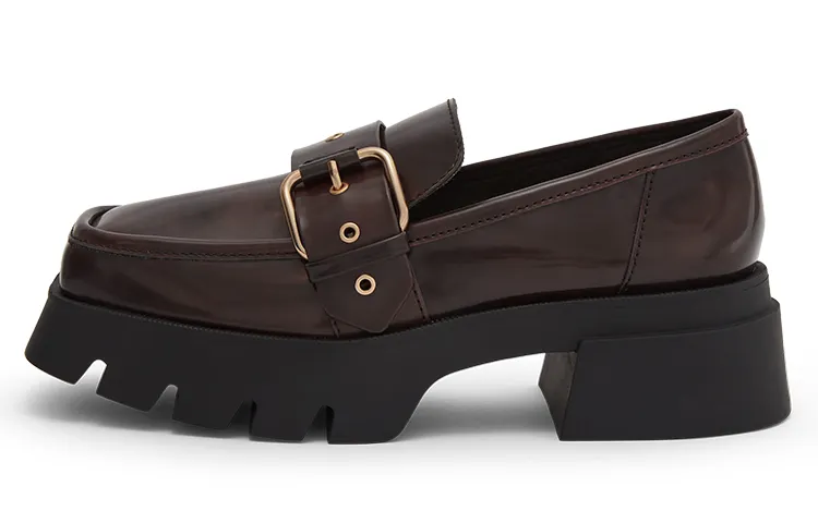 CHARLES&KEITH Platform Shoes Women's Dark Brown