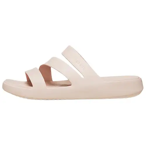 Crocs EVA Slip Resistant Slide Slippers Women's Quartz Pink